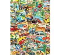 Puzzle 1000 pièces : Publicités anciennes de voyage