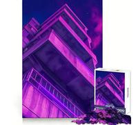 Puzzle 1000 pièces Purple City pour Adultes, Jouet Intelligent, activité à Domicile, découpe précise, décoration Murale (38x52cm)