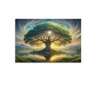 Puzzle 1000 pièces Puzzle 1000 pièces Adultes Classique Puzzles CadeauxCiel de l'arbre Mystique 26x38cm