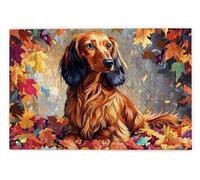 Puzzle 1000 Pièces, Puzzle 1000 Pièces Adultes en Bois, Bricolage Jeu Éducatif avec Boite Cadeau pour Adultes, Bois Épais et Résistant, Puzzles pour Décor, Cadeau Femme Homme, Thème: Automne, H-63