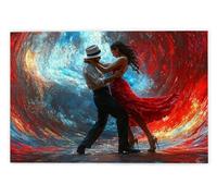 Puzzle 1000 Pièces, Puzzle 1000 Pièces Adultes en Bois, Bricolage Jeu Éducatif avec Boite Cadeau pour Adultes, Bois Épais et Résistant, Puzzles pour Décor, Idee Cadeau Femme Homme, Thème: Couple, J-23
