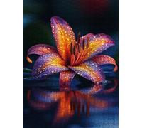 Puzzle 1000 Pieces, Puzzle Adulte Fleurs De Surface Artistique Puzzles, Puzzles Jeu de, Jigsaws Bois, Impossible Classique Jigsaw, pour Jeu Éducatif Défi Jouets, Jigsaws Familial DX0YL5-864