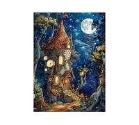 Puzzle 1000 pièces, puzzle adulte, un puzzle difficile, jeux de puzzle pour toute la famille, cadeaux pour femmes, cadeaux pour hommes, thème : vieux château