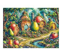 Puzzle 1000 pièces, puzzle adulte, un puzzle difficile, jeux de puzzle pour toute la famille, cadeaux pour femmes, cadeaux pour hommes, thème : maison de fruits