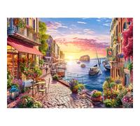 Puzzle 1000 pièces, puzzle adulte, un puzzle difficile, jeux de puzzle pour toute la famille, cadeaux pour femmes, cadeaux pour hommes, thème : scène de rue charmante