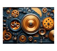 Puzzle 1000 pièces, puzzle adulte, un puzzle difficile, jeux de puzzle pour toute la famille, cadeaux pour femmes, cadeaux pour hommes, thème : engrenage mécanique
