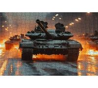Puzzle 1000 Pieces, Puzzle Adultes 1000 Pièces Ophtalmologie, Puzzles Classiques Bois 75x50CM Street View, Exquisite Papierboxverpackung, Tragbarer Netzbeutel Geeignet für Die ganze Familie RXPT-7058