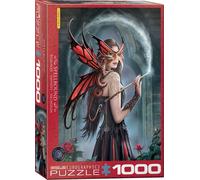 puzzle 1000 pièces - Puzzle - Anne Stokes - Sous l'emprise de la Dame du Dragon + puzzle cadre alu pour 1000 pièces