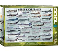 puzzle 1000 pièces - Puzzle - Avions de combat modernes + DeLuxe Set de 3 accessoires de puzzle