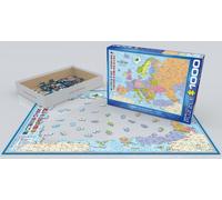 puzzle 1000 pièces - Puzzle - Carte de l'Europe + DeLuxe Set de 3 accessoires de puzzle