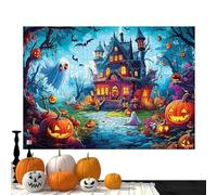 Puzzle 1000 Pièces | Puzzle Château Hanté Halloween | Jeu Familial pour Adultes Adolescents Détente | Décoration Maison Fête Automne Noël