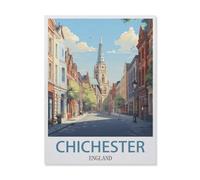 Puzzle 1000 Pièces Puzzle，Chichester Angleterre，Adultes Loisirs Divertissement Enfants Jouets Éducatifs（75x50cm）-IG77