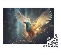 Puzzle 1000 pièces - Puzzle Colibri pour Adultes - Puzzle intéressant - Réduction du Stress - 1000 pièces (75 x 50 cm)