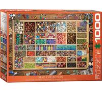 puzzle 1000 pièces - Puzzle - Collection de perles + DeLuxe Set de 3 accessoires de puzzle