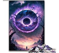 Puzzle 1000 pièces, Puzzle coloré, Fantaisie, Trou Noir Cosmique, en Carton, Jeu interactif Familial, Cadeau Casse-tête, Jouet éducatif, 1000 pièces(26x38cm)