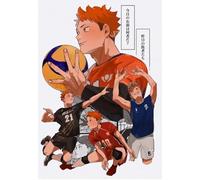 Puzzle 1000 pièces - Puzzle Difficile - Coloré - Affiches Classiques du Dessin animé Japonais Haikyuu !! Jouets éducatifs pour Enfants - Jouets stimulants personnalisés pour Adultes 38x52cm