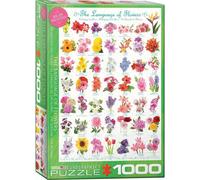 puzzle 1000 pièces - Puzzle - Dites-le en langage des fleurs + accessoires de puzzle