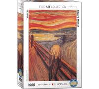 puzzle 1000 pièces - Puzzle - Edvard Munch - Le Cri + accessoires de puzzle