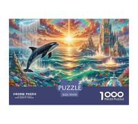Puzzle 1000 Pièces Puzzle en Papier OrcaJeu D'Intelligence De l'art De La Décoration Moderne Jeu Cadeau Unique Magic Château70x50cm/1000pcs