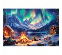 Puzzle 1000 pièces Puzzle en papier Puzzle de décompression Puzzle de paysage à l'huile Type B,Type A,D,Type C,F,E,Style H,Modèle GPapetier