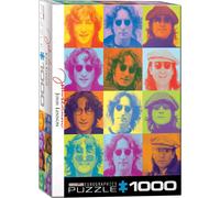 puzzle 1000 pièces - Puzzle - John Lennon Portraits dans le style de Warhol + DeLuxe Set de 3 accessoires de puzzle