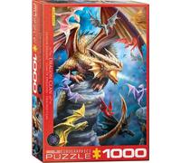 puzzle 1000 pièces - Puzzle - Le clan du dragon par Anne Stokes + puzzle cadre alu pour 1000 pièces