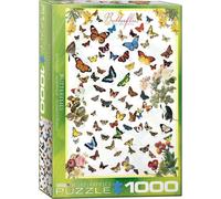 puzzle 1000 pièces - Puzzle - Le monde des papillons + accessoires de puzzle
