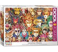 puzzle 1000 pièces - Puzzle - Masques vénitiens + accessoires de puzzle