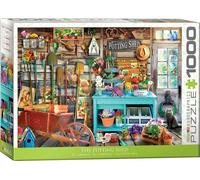 puzzle 1000 pièces - Puzzle - Merveilleuse tonnelle de jardin Gartentraum + puzzle cadre alu pour 1000 pièces