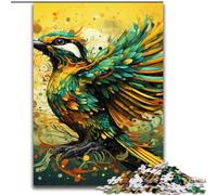 Puzzle 1000 pièces, Puzzle Moineau Vert, idéal pour la Famille et Les Amis, défi Stimulant (Taille 50x75cm)
