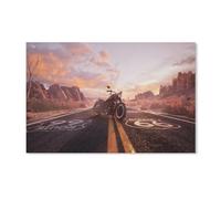 Puzzle 1000 Pièces Puzzle,Moto Route 66,Adultes Loisirs Divertissement Enfants Jouets Éducatifs(52x38cm)-268
