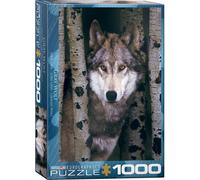 puzzle 1000 pièces - Puzzle - Nature sauvage Loup gris + accessoires de puzzle