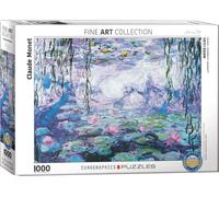 puzzle 1000 pièces - Puzzle - Nymphéas de Claude Monet + accessoires de puzzle