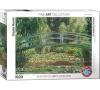 puzzle 1000 pièces - Puzzle - Pont japonais dans le jardin de Giverny de Claude Monet + accessoires de puzzle