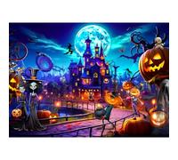 Puzzle 1000 pièces, puzzle pour adultes, un puzzle difficile, jeux de puzzle pour toute la famille, cadeaux pour femmes, cadeaux pour hommes, thème : horreur Halloween
