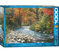 puzzle 1000 pièces - Puzzle - Rivière calme dans la forêt + puzzle cadre alu pour 1000 pièces