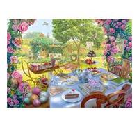 Puzzle 1000 pièces : Puzzle secret : Thé au jardin Schmidt G