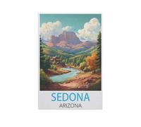 Puzzle 1000 Pièces Puzzle，Sedona Arizona，Adultes Loisirs Divertissement Enfants Jouets Éducatifs（75x50cm）-FT84