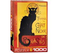 puzzle 1000 pièces - Puzzle - Steinlen - Chat Noir - chat noir + accessoires de puzzle