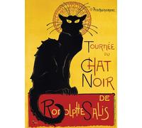 puzzle 1000 pièces - Puzzle - Steinlen - Chat Noir - chat noir + puzzle cadre alu pour 1000