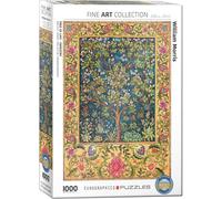 puzzle 1000 pièces - Puzzle - Tapisserie L'Arbre de vie William Morris + accessoires de puzzle