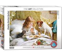 puzzle 1000 pièces - Puzzle - Tension à la prière du matin par Burton Barber + DeLuxe Set de 3 accessoires de puzzle
