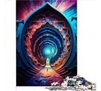 Puzzle 1000 pièces Puzzle Tunnel Secret en Bois pour Adultes et Enfants Idée Cadeau Puzzle Jeu Pratique Décoration familiale 1000 pièces (50 x 75 cm)