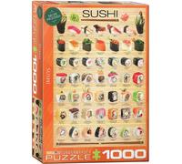 puzzle 1000 pièces - Puzzle - Variations de sushis du Japon + DeLuxe Set de 3 accessoires de puzzle