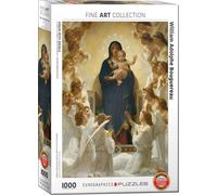 puzzle 1000 pièces - Puzzle - Vierge Marie avec les anges de Bouguereau + puzzle cadre alu pour 1000 pièces