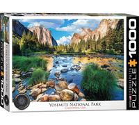 puzzle 1000 pièces - Puzzle - Yosemite National Park + DeLuxe 3er Set Puzzle Accessoires