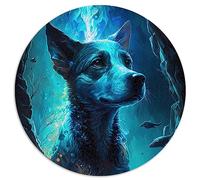 Puzzle 1000 pièces Puzzles circulaires Jack Russell Terrier Dog Puzzle 100% Carton recyclé 67,5x67,5 cm
