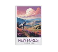 Puzzle 1000 pièces, Puzzles du Parc National de New Forest, Puzzles 1000 pièces, Adolescents Enfants Puzzle Divertissement Défi cérébral 38x26cm