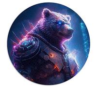 Puzzle 1000 pièces Puzzles Ours du Futur Puzzle Circulaire Puzzle Puzzles en Carton 67,5x67,5 cm
