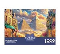 Puzzle 1000 Pièces Pyramides d'Égypte - Jeu Passionnant Et Éducatif en Papier Recyclé pour Enfant Et Adolescent